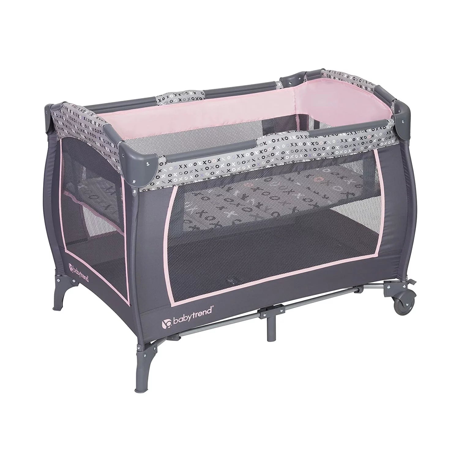 Portable Infant Trend-E Nursery Center Bassinet, Starlight Pink