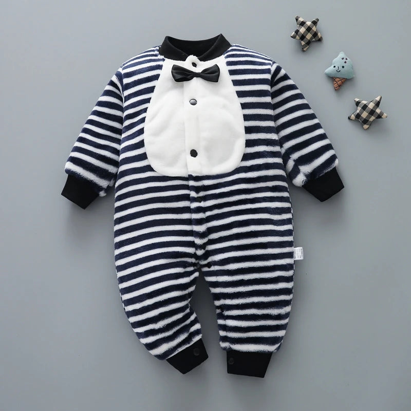 Baby Clothes for Newborn for Spring Winter Infant Jacket for Girls/Boys Baby Jumpsuit Soft Flannel Bebe Romper Baby Girl Clothes