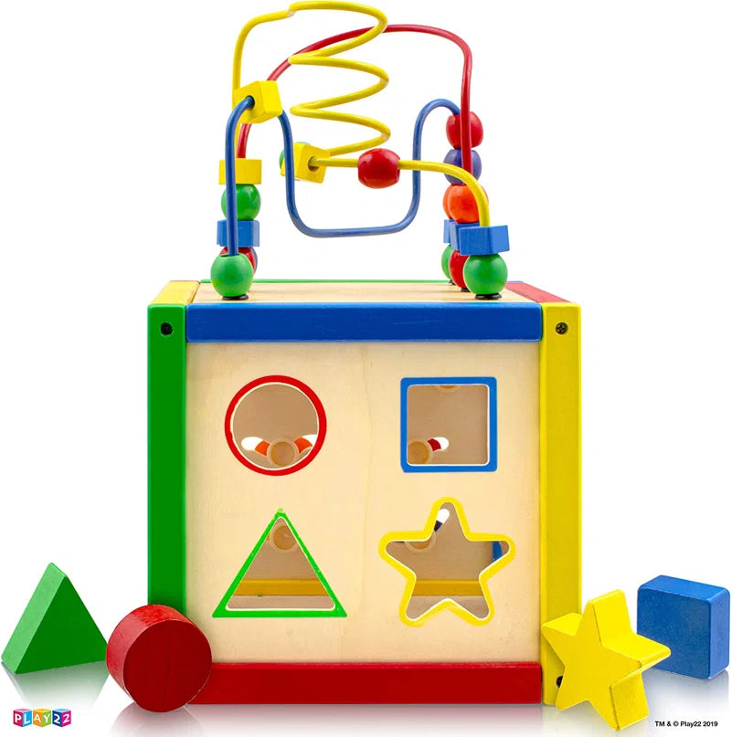 Wooden Activity Cube