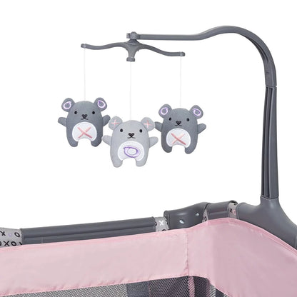 Portable Infant Trend-E Nursery Center Bassinet, Starlight Pink