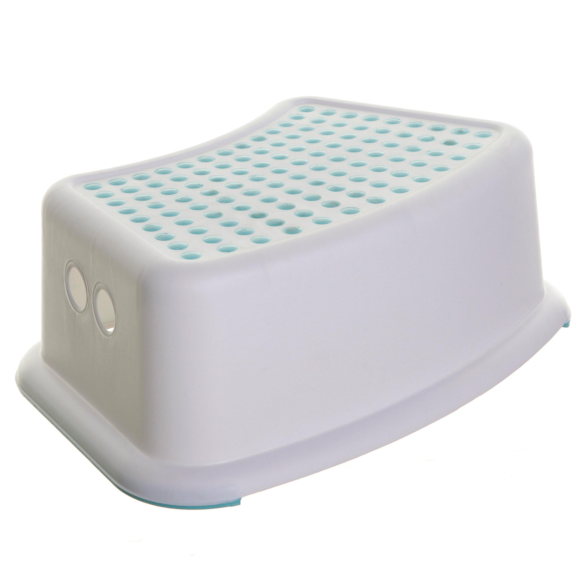 1-Step Stool for Toddlers with Anti-Slip Rubber Dots Aqua