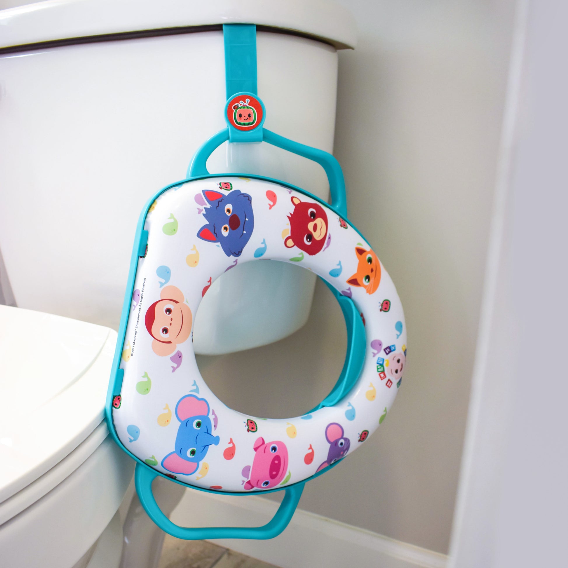 Soft Potty Training Seat with Storage Hook and Handles, Toddlers 12+ Months, Unisex