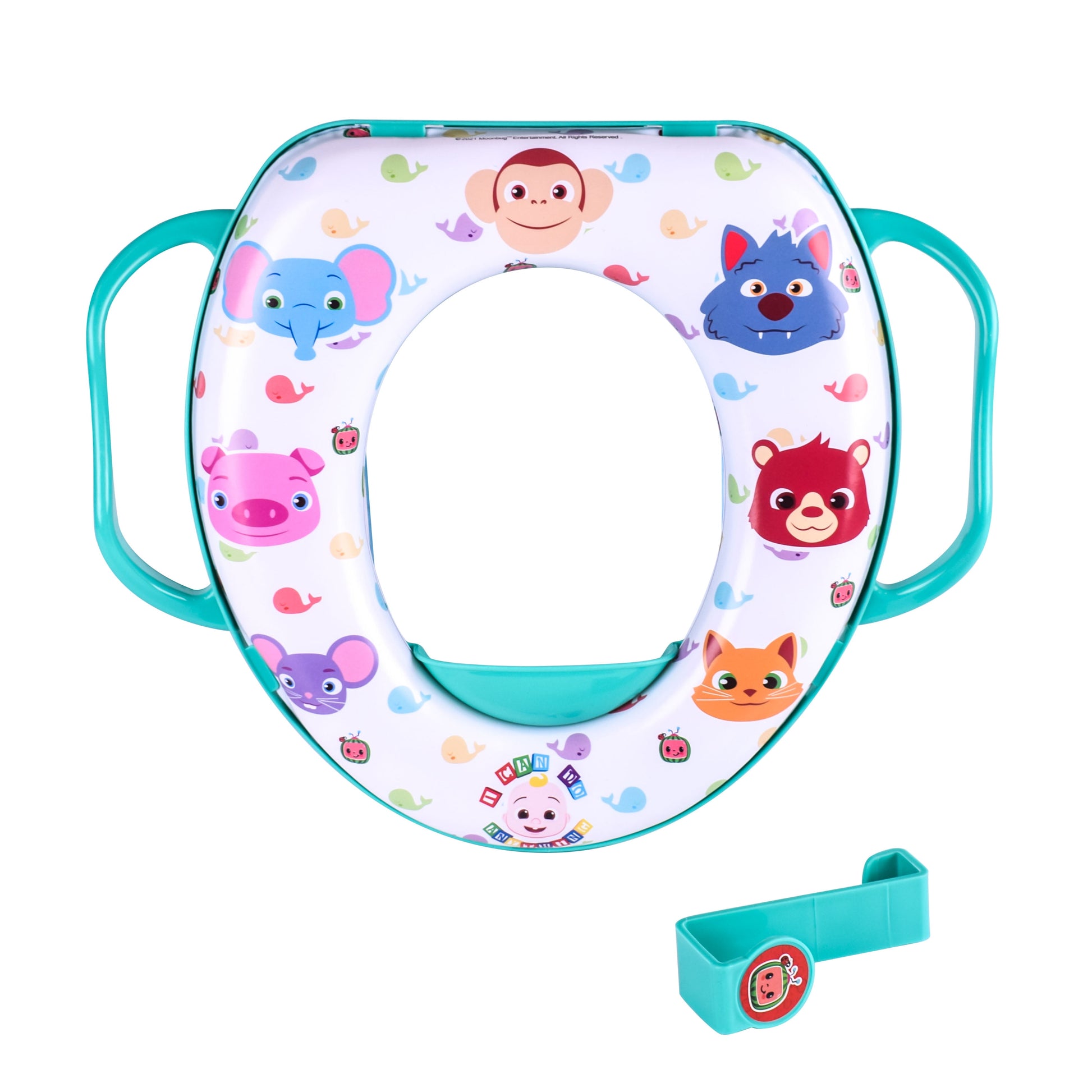 Soft Potty Training Seat with Storage Hook and Handles, Toddlers 12+ Months, Unisex